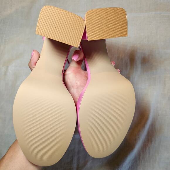 Steve Madden Hot Pink Veronika Platform Sandal sz 9.5 - Picture 8 of 10